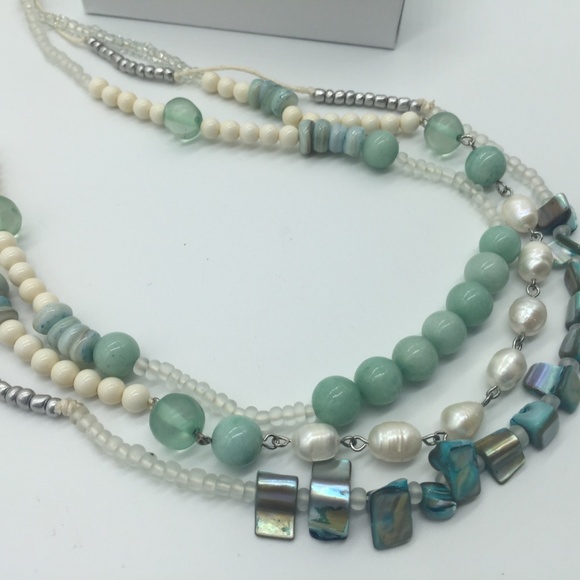 J.Jill NEW Very Pretty Semiprecious Necklace NWT - Picture 6 of 6